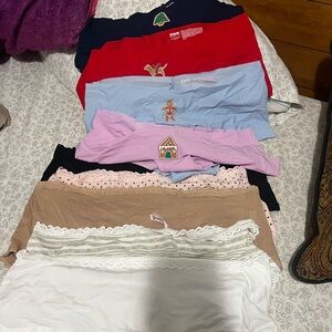 Victoria's Secret PINK Cotton Hipster Panties Bundle - Mixed Colors